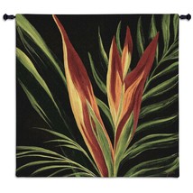 53x53 BIRD OF PARADISE Floral Tropical Flower Tapestry Wall Hanging - £142.44 GBP