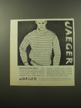 1960 Jaeger Sweater Ad - Survival of the fittest - £11.69 GBP