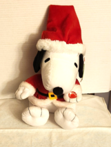 Christmas Animated Musical Santa Snoopy Plush Toy - $34.99