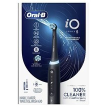 Oral-B iO Series 5 Electric Toothbrush + Brush Head, Rechargeable, Black... - $79.99