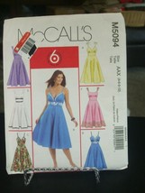 McCall&#39;s M5094 Misses Summer Dresses Pattern - Size 4/6/8/10 Bust 29.5 t... - $9.32