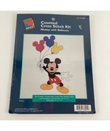 Disney Mickey Mouse Unlimited Counted Cross Stitch Kit Mickey With Ballo... - $274.40 MXN