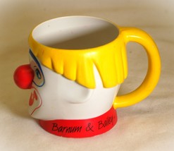 Circus Clown Head Drinking Cup Mug Ringling Brothers Barnum &amp; Bailey - $313.52 MXN