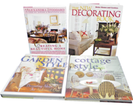 Home Decorating Books Lot of 4 Garden and Cottage Style Create a Beautiful Home - £23.80 GBP