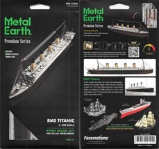 RMS Titanic Ship 1:928 Scale Metal Earth Premium Series 3D Steel Model K... - £20.10 GBP