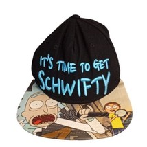 Rick And Morty It&#39;s Time To Get Schwifty Snapback Hat One Size 2019 BioW... - $23.33