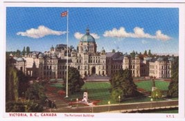 Postcard Canadian Pacific Raioway CPR Parliament Buildings Victoria BC - £3.10 GBP