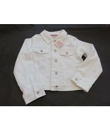 Hanna Andersson Girls Denim Jean Jacket White NWT 130 US 8 - $30.81