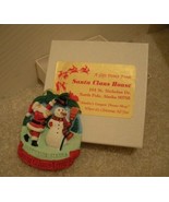 Christmas Ornament from Santa Claus House North Pole Alaska Vtg 80s - 3D... - £10.54 GBP