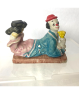 Toscany Collection Porcelain Clown W Blue Coat Laying Down Seasons N Rea... - £7.90 GBP