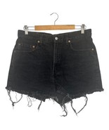 Levis 550 Denim Shorts Mens 34 Black Relaxed Fit High Rise Cutoff Beach ... - €25,47 EUR