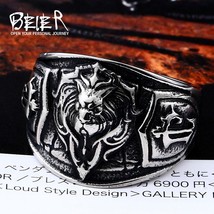 BEIER World of Warcraft - The Alliance, 316L Stainless Steel, Lion Theme Ring - £17.57 GBP