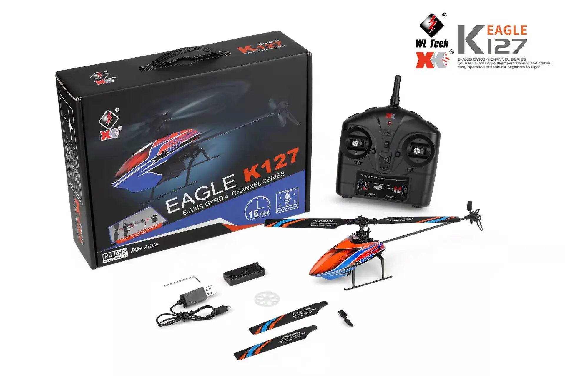 WLtoys Helicopters k127 Wltoys V911S Aircraft  Remote Control RC Helicopter - £63.46 GBP