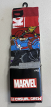 5pk Marvel Men&#39;s Casual Crew Sock Iron Man/Panther/CapAmer Shoe Size 8-12 - £14.38 GBP