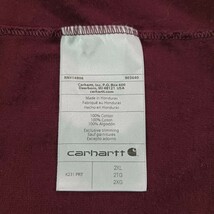 Carhartt K231 PRT Loose Fit Men's Red Cotton Long Sleeve Graphic T-Shirt Sz 2XL image 4
