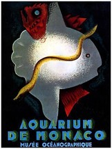 9898.Aquarium de monaco.undersea creatures.POSTER.home decor graphic art - $17.10+