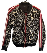 Sean John AOP Bomber Boys Jacket Size XL Graffiti Print Full Zip Pockets - $38.00