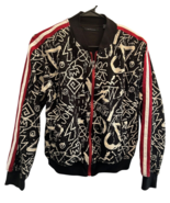 Sean John AOP Bomber Boys Jacket Size XL Graffiti Print Full Zip Pockets - $51.97 CAD