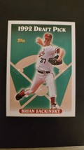 1993 Topps -  #647 Brian Sackinsky (RC) - $1.00
