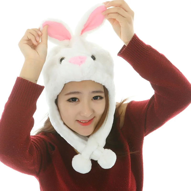 Play Cute Cartoon Plush Animal Hat Kawaii Winter Warm Performance Party Funny An - £23.25 GBP