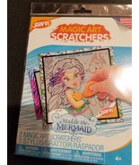 Maddie The Mermaid Magic Art Scratchers 2 Scratchers +  Scratching Stylus - $6.75 CAD