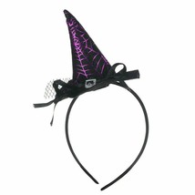 Halloween Christmas Witch Cap Hat Star Party Props Hair Clips Headband Purple-B - £6.35 GBP