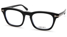 NEW TOM FORD TF5870-B ECO 001 Black Eyeglasses Frame 50-20-145mm B40mm Italy - £150.26 GBP