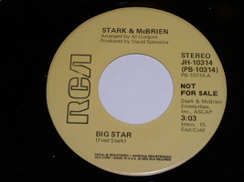 Stark &amp; McBrien Big Star Promo 45 RPM Vintage 1975 RCA Label - £10.26 GBP
