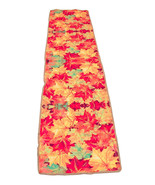 Fall leaf Shades of Orange Table Runner 17x72 inches by Melrose Int - $16.82