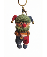 Handmade Crochet Clown Keychain, Mini Amigurumi Bag Charm, Collectible Accessory - $67.99
