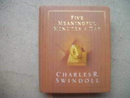 book religious five meaningful minutes a day by Charles R. Swindoll - £10.18 GBP