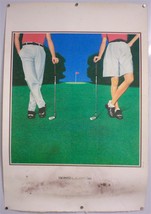 13th Trophy lancôme –Original Lithography– Golf Trophy - Lithography - 1982 - £108.51 GBP