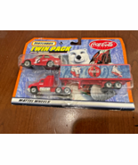 Coca Cola Die Cast  1990s Matchbox Twin Pack Red Alfa Romeo &amp; Semi Truck... - $27.17 CAD