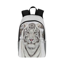 Siberian Tiger All-Over Print Adult Casual Waterproof Nylon Backpack Bag - $45.00
