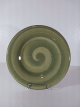 HAUSENWARE GREEN SWIRL TWIST Pattern Retired SALAD PLATE Replacement 9&quot; -5 - £8.05 GBP