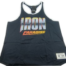 Under Armour Project Rock Iron Paradise Gym Tank Top Mens Size XXL Black... - £26.33 GBP