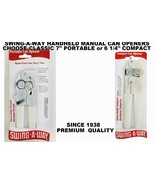 SWING-A-WAY Manual Handheld CAN OPENER Classic Portable or Compact Swing... - €13,18 EUR+