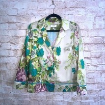 J. Crew Drapey Button-up Top in Ratti Leafy Floral Size XS - $29.45