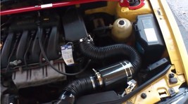 Renault Megane Performance Carbon Fiber Cold Air Intake Kit Engine CAI - £106.47 GBP