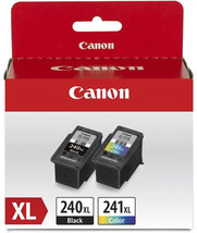 Canon 240XL Black PG-240XL &amp; 241XL Color CLI-241XL 5206B031 5206B001 &amp; 5208B001 - £47.12 GBP