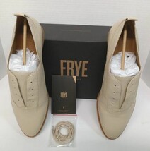 Frye Grace CVO Leather Oxford Preppy Almond Toe Lace Up Tan Womens Size 10 NIB - £62.62 GBP