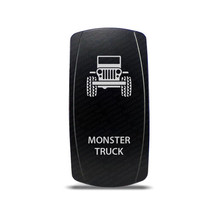 CH4x4 Rocker Switch Monster Truck Symbol  - Red  LED - £13.30 GBP