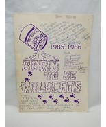 Washington Jr High School 1985-1986 Wildcats Yearbook - $14.84