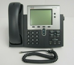 Cisco CP-7942G VoIP 2 Line Speakerphone IP Unified Office Telephone 33-3 - $27.28