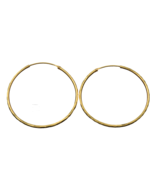 bis 916 stamp gold 5.6cm drop earring baby ladies jewelry - €1.711,68 EUR