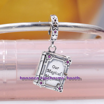 2022 Summer Sterling Silver Disney Parks Our Magical Vacation Book Dangle Charm - £14.00 GBP