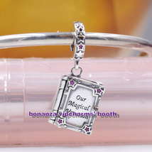 2022 Summer Sterling Silver Disney Parks Our Magical Vacation Book Dangle Charm - £14.25 GBP