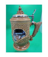 Vintage A CHRISTMAS CAROL Avon Beer Stein Mug Handcrafted In Brazil - $15.05