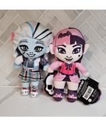 Monster High Draculaura &amp; Frankie Stein Stuffed Soft Plush Toy 8&quot; New Bu... - $26.68