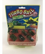 Tamfort Turbo Ball Racers 5 Mini Vehicle Military Tanks + Figures Vintag... - $25.69